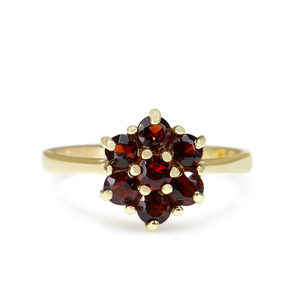 Garnet engagement rings vintage deals