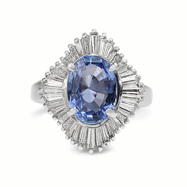 Ballerina halo ring sale
