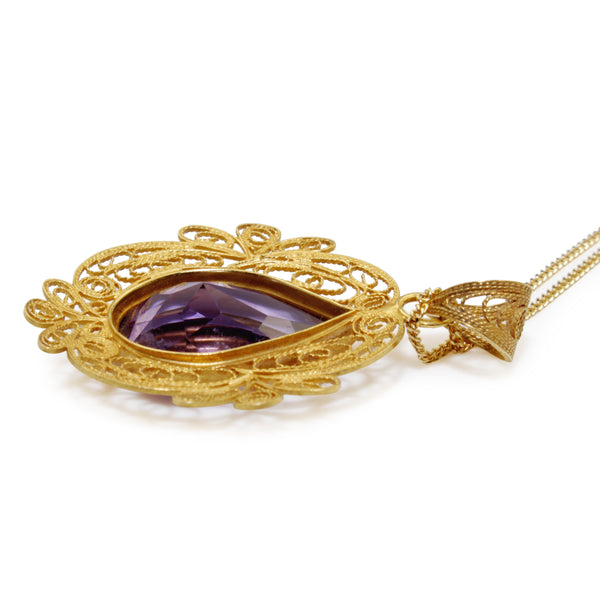 Antique clearance pendant gold