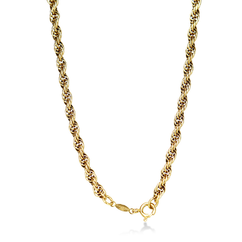 18ct Yellow Gold Fancy Link Chain Necklace