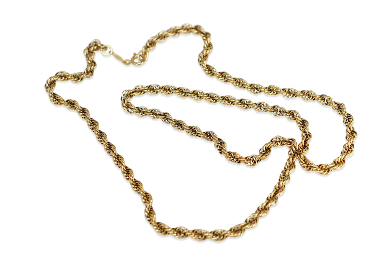 18ct Yellow Gold Fancy Link Chain Necklace