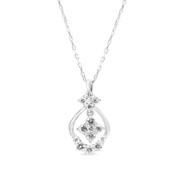 PLatinum Diamond Drop Pendant