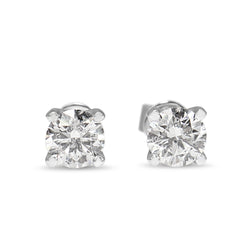 18ct White Gold 1.00ct Diamond Stud Earrings