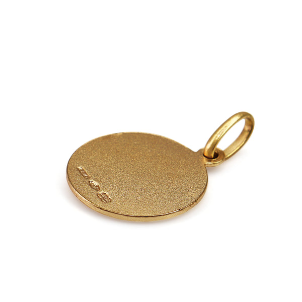 9ct Yellow Gold St Christopher Pendant