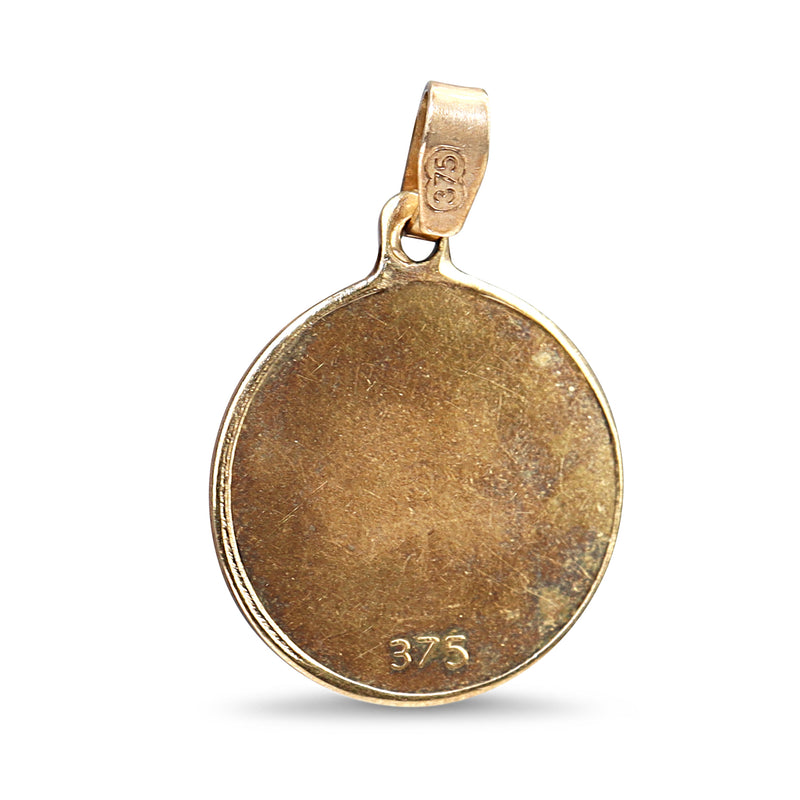 9ct Yellow Gold St Christophers Pendant