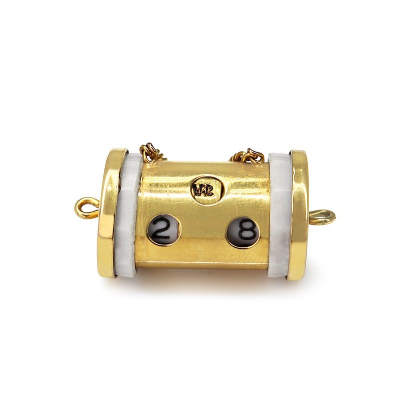 9ct Yellow Gold Antique Calendar Charm