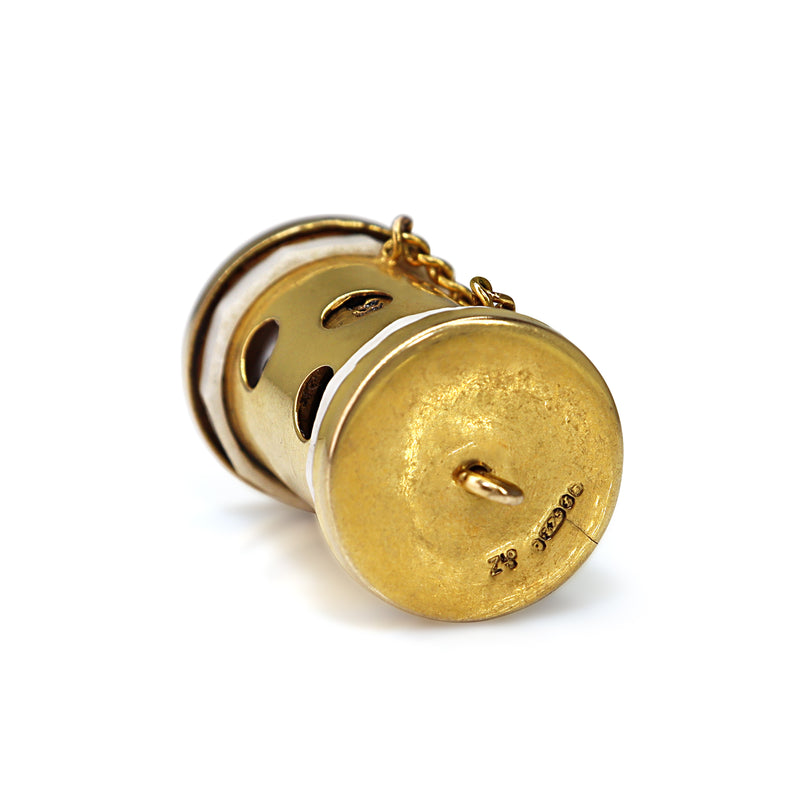 9ct Yellow Gold Antique Calendar Charm