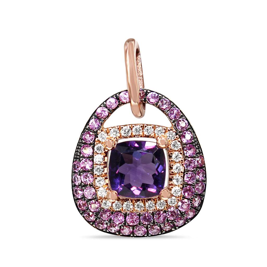 Pink shop amethyst jewelry