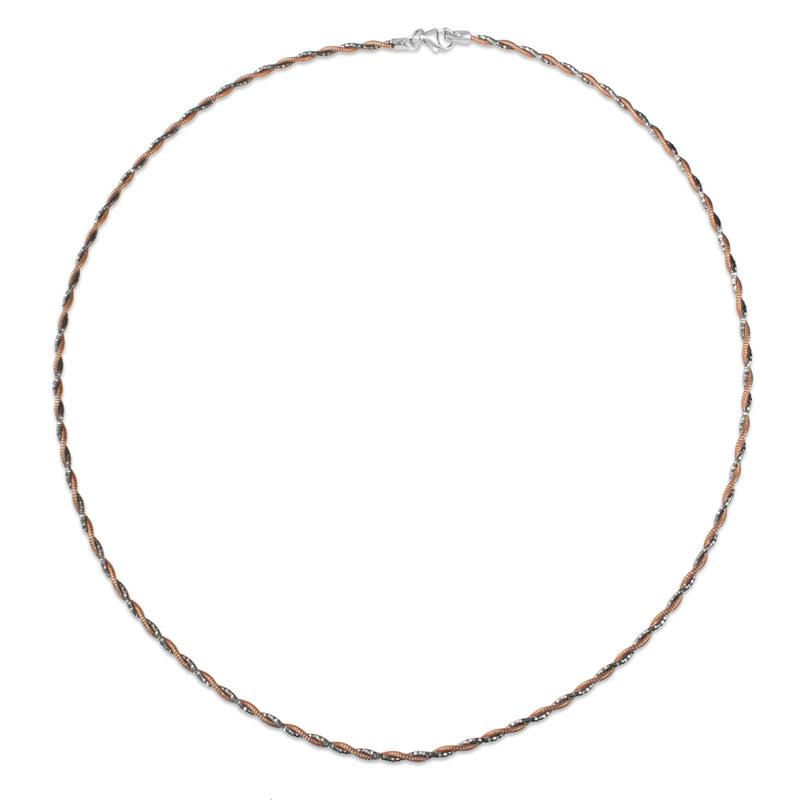 White gold on sale omega necklace