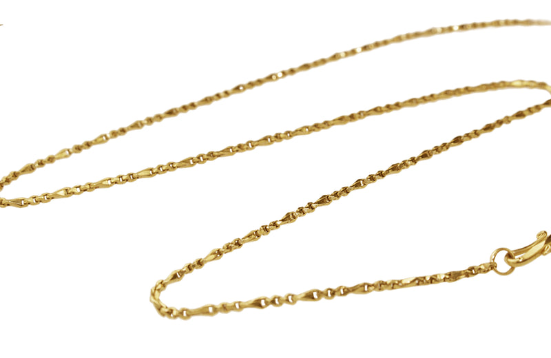 22ct Yellow Gold Fancy Link Long Chain