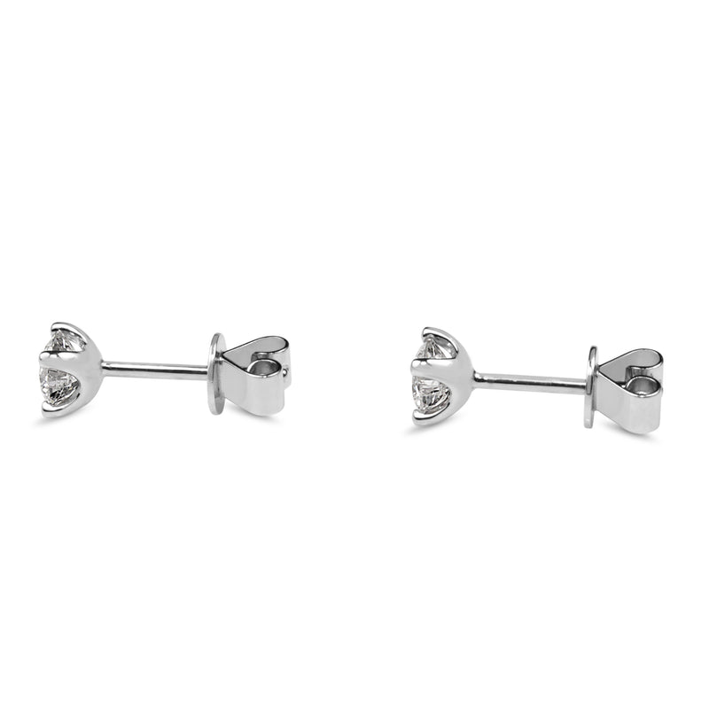 18ct White Gold .60ct Diamond Stud Earrings