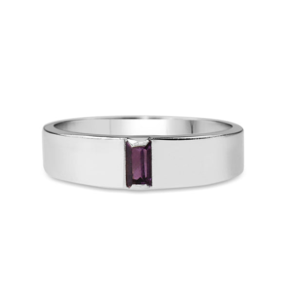 18ct White Gold Tourmaline Band Ring