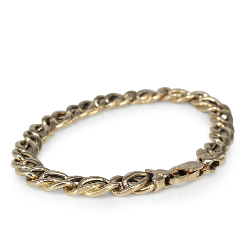 9ct Yellow Gold Fancy Link Bracelet