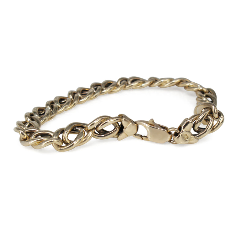 9ct Yellow Gold Fancy Link Bracelet