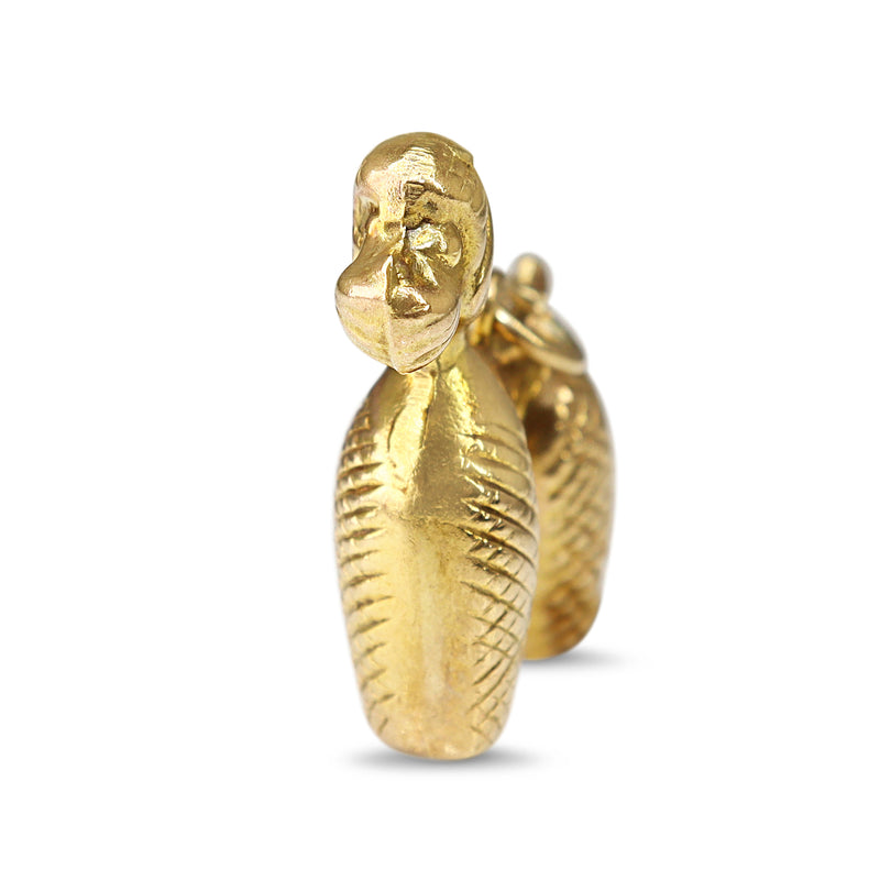 9ct Yellow Gold Dog Charm / Pendant