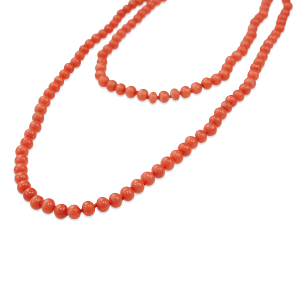 Coral Bead Necklace