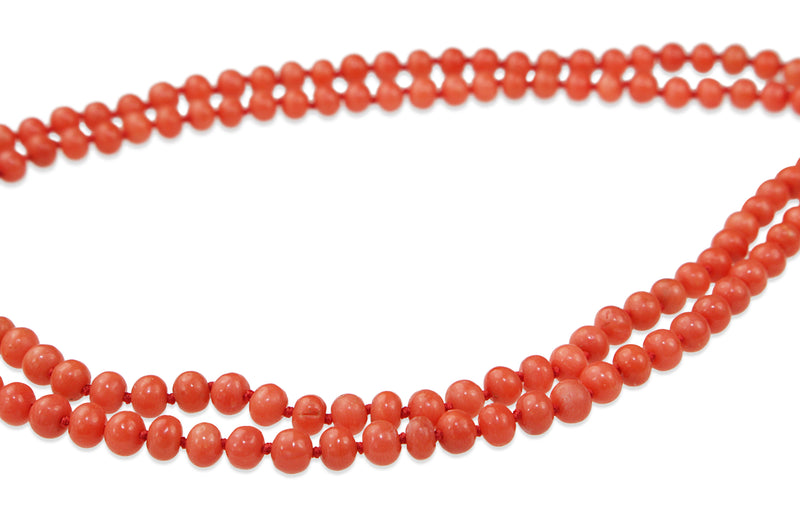 Coral Bead Necklace