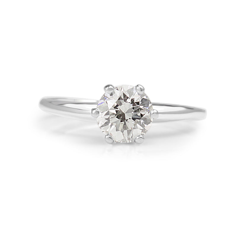 Platinum Diamond Solitaire Ring