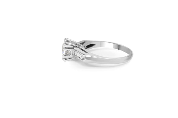 Platinum Vintage Diamond Ring