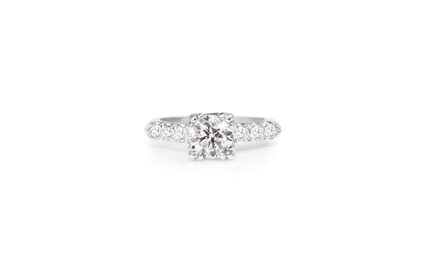 Platinum Vintage Diamond Solitaire