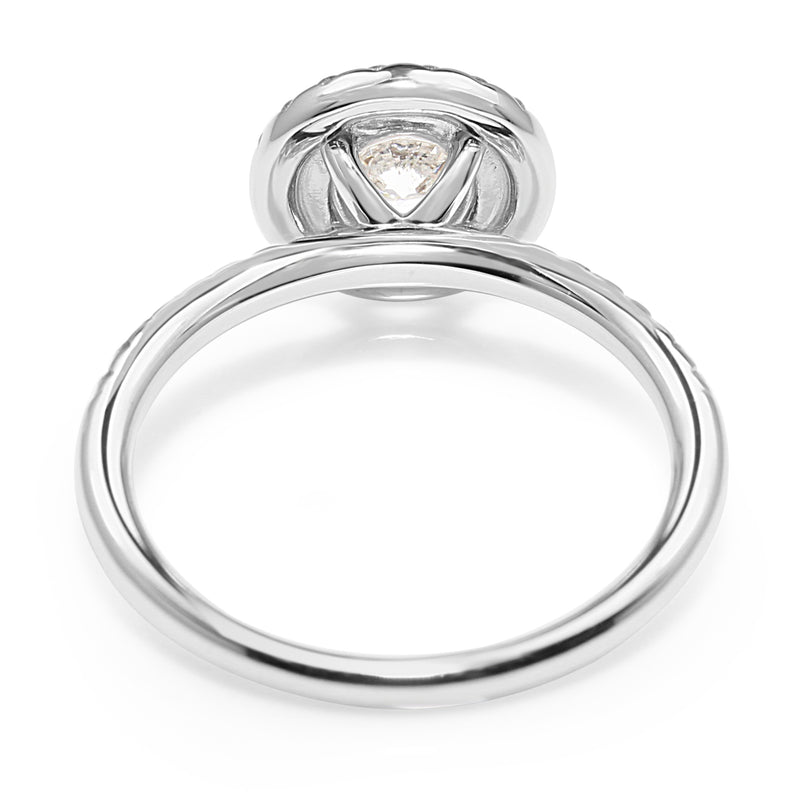 18ct White Gold Double Halo Diamond Ring