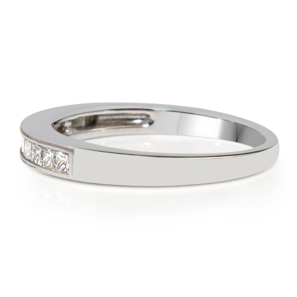 18ct White Gold Channel Set Band