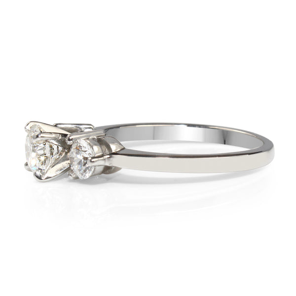 Platinum 3 Stone Diamond Ring