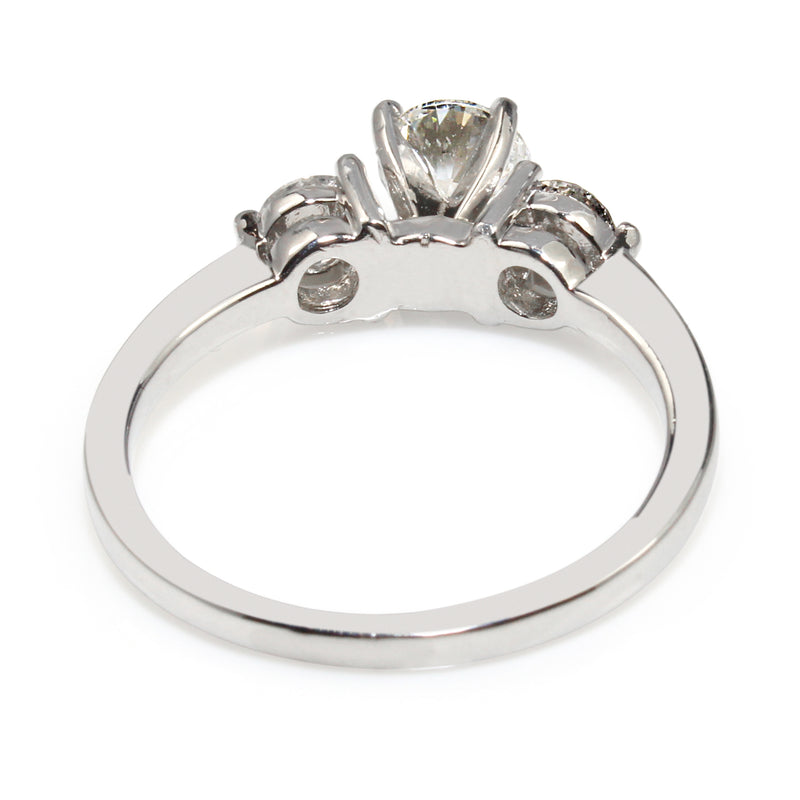 Platinum 3 Stone Diamond Ring