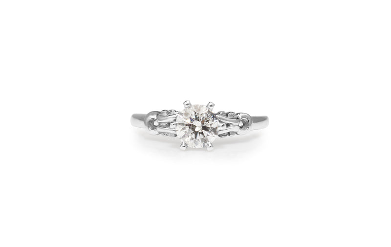 Platinum Diamond Solitaire Ring