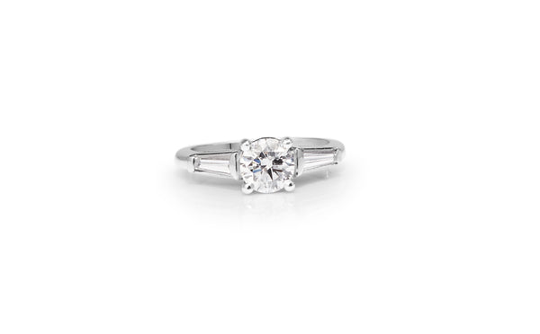 Platinum Diamond Solitaire Ring