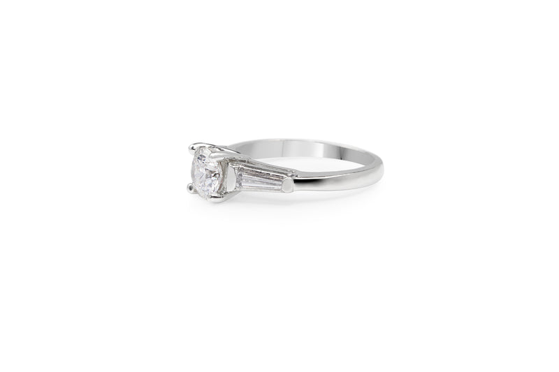 Platinum Diamond Solitaire Ring