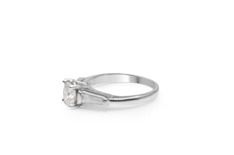 Platinum Diamond Solitaire Ring