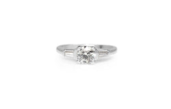 Platinum Diamond Solitaire Ring