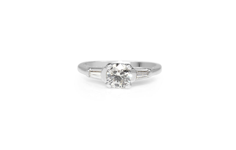 Platinum Diamond Solitaire Ring