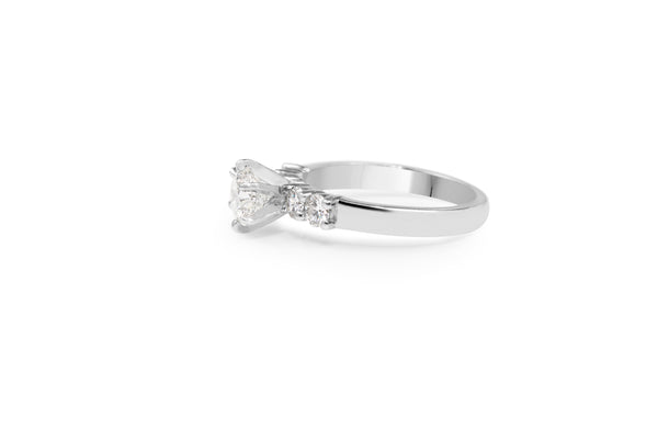 Platinum Diamond Solitaire Ring