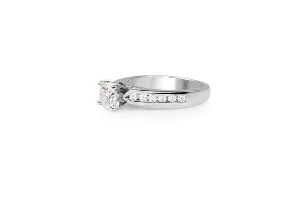 Platinum Diamond Solitaire Ring