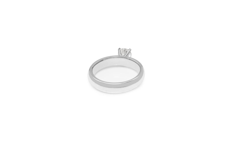 Platinum 4 Claw Diamond Solitaire Ring