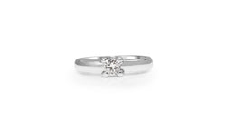 18ct White Gold Diamond Solitaire Ring