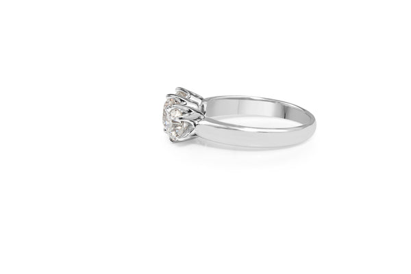 18ct White Gold 3 Stone Diamond Ring