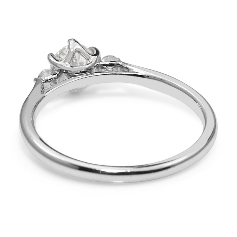 18ct White Gold 3 Stone Diamond Ring