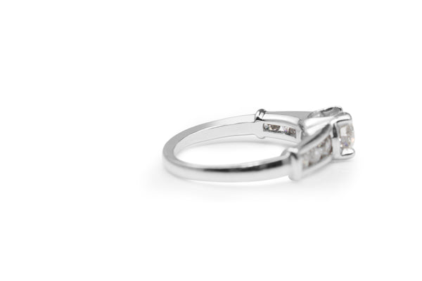 Platinum Diamond Solitaire Ring