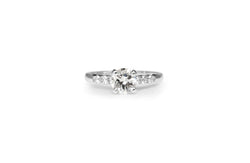 18ct White Gold Diamond Solitaire Ring