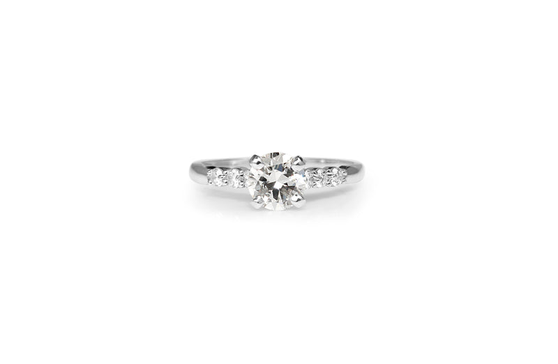 18ct White Gold Diamond Solitaire Ring