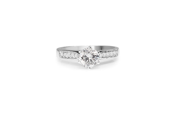 18ct White Gold Diamond Ring