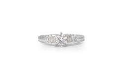 Platinum Vintage Diamond Solitaire Ring