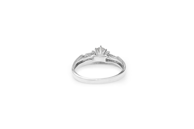 Platium Diamond Solitaire Ring