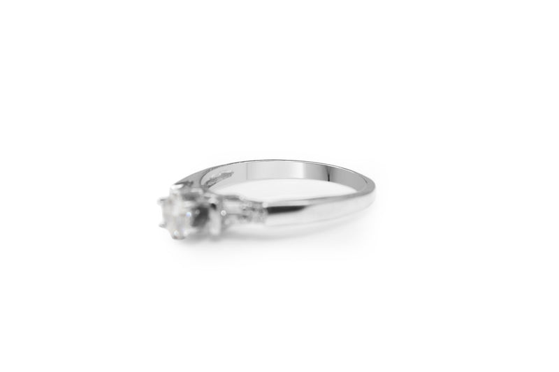 Platium Diamond Solitaire Ring