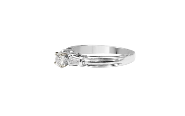 Platinum Vintage Diamond Solitaire Ring