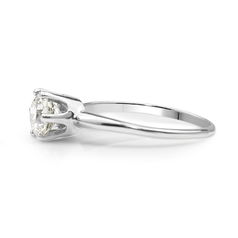 Platinum Diamond Solitaire Ring