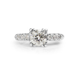 Platinum Vintage Diamond Ring